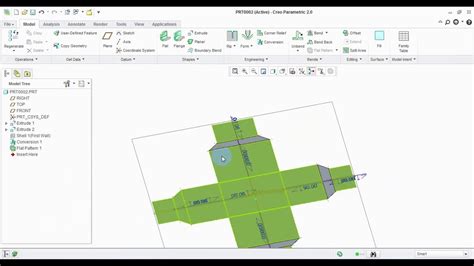 convert part to sheet metal creo 3.0|creo sheet metal tutorial pdf.